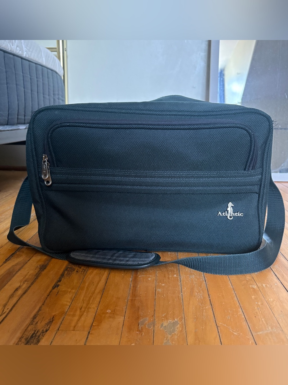 Atlantic Green Messenger Bag - Durable Carry-on Duffel Travel Shoulder Bag
